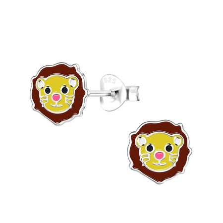 Children's Sterling Silver Cheeky Monkey Stud Earrings
