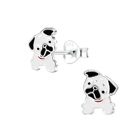Children's Sterling Silver Set of 3 Pairs of Spook-tacular Halloween Themed Stud Earrings