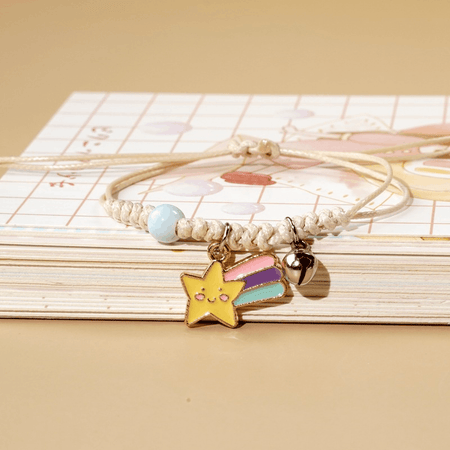 Children's Best Friend 'Magical Unicorn' Silver Plated Charm Bead Bracelet