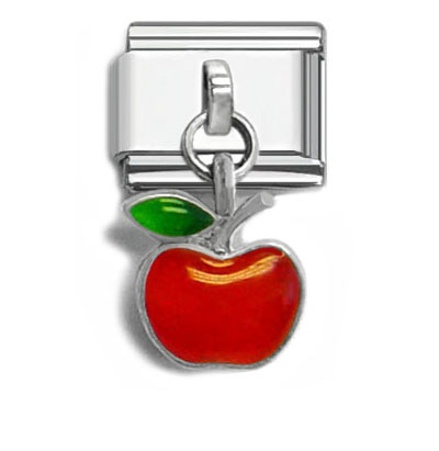Silver Plated Watermelon Slice Charm
