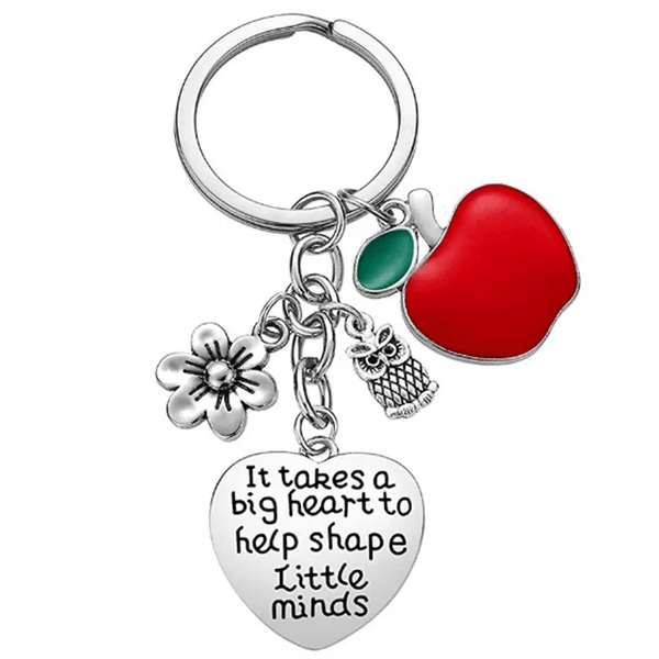 'It Takes a Big Heart' Keyring/Handbag Charm- Teacher Gift