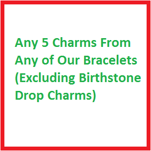 Any 5 Charms (Excluding Birthstone Drop Charms and Italian Links)