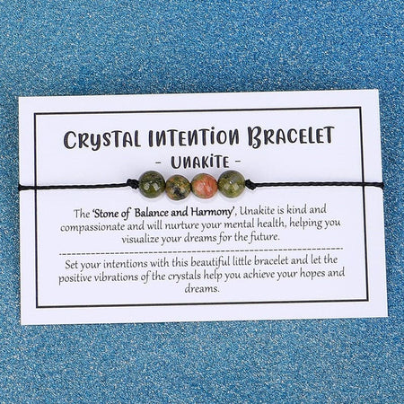 Adjustable 'Labradorite - Stone of Transformation' Crystal Intention Wish / Friendship Bracelet