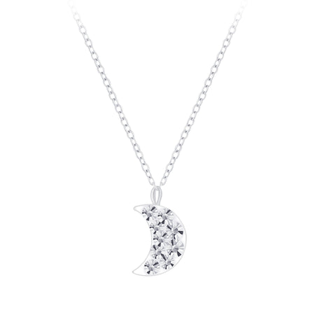 Children's Sterling Silver 'Colourful Sparkle Mermaid' Pendant Necklace