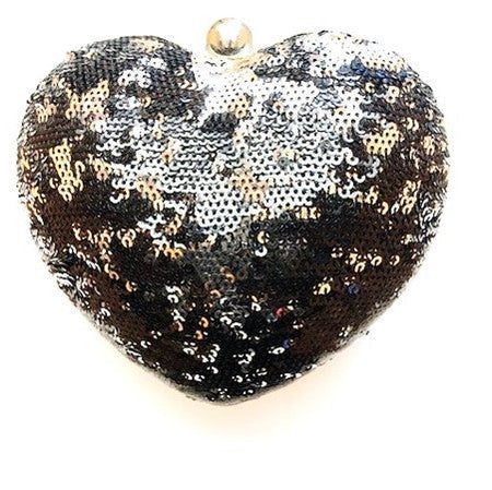 Alice Hints Of Gold Heart Clutch Bag