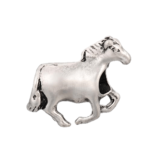 Silver Plated Horse Charm