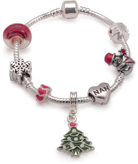 Children's 'Christmas Dream' Silver Plated Charm Bracelet
