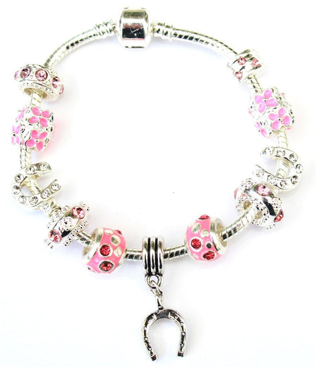 Children's 'Chinese New Year'  Silver Plated Charm Bead Bracelet