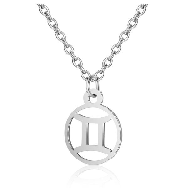 Children's Zodiac Sign Pendant Necklace Gemini (May 21-June 20)
