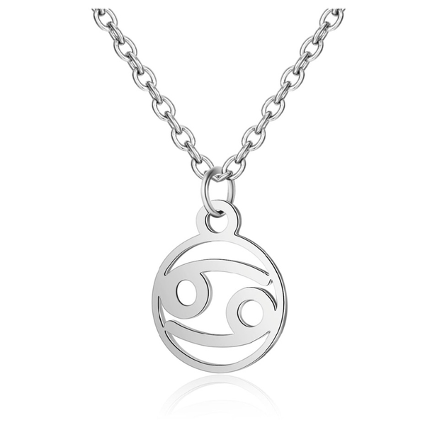Children's Zodiac Sign Pendant Necklace Cancer (June 21-July 22)