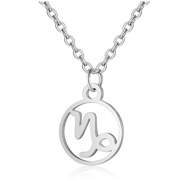 Children's Zodiac Sign Pendant Necklace Capricorn (December 22-January 19)