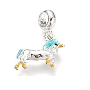 Silver Plated Horse Charm