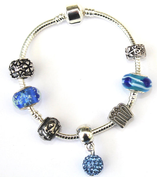 Virgo Zodiac Sign Bead with August Or September Birthstones For Charm  Bracelets