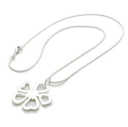 'Diamante Butterfly' Silver Plated Necklace