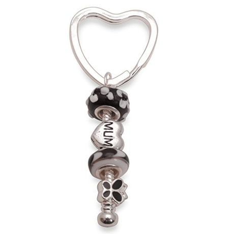 Silver Plated 'Champagne Glamour' Charm Bead Necklace