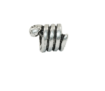 Silver Plated Snake Charm