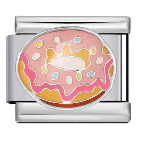 Stainless Steel 9mm Shiny Jelly Beans Link for Italian Charm Bracelet