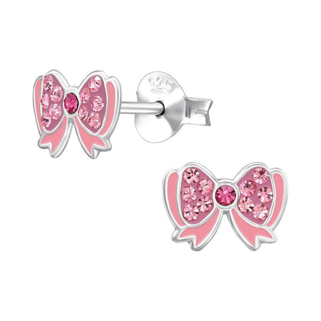 Children's Sterling Silver Peacock Stud Earrings