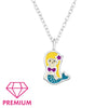 Children's Sterling Silver Mermaid Pendant Necklace