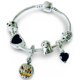 Children's Halloween Magic Silver Plated Charm Bracelet