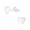 Children's Sterling Silver Heart Stud Earrings