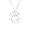 Children's Sterling Silver Zodiac Sign Pendant Necklace - Cancer (June 21- July 22)