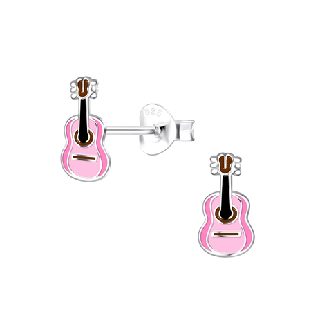 Children's Sterling Silver Set of 2 Pairs of 'Sweet Treats' Themed Stud Earrings