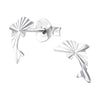 Children's Sterling Silver 'Engraved Dolphin' Stud Earrings