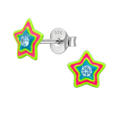 Children's Sterling Silver Octopus Stud Earrings