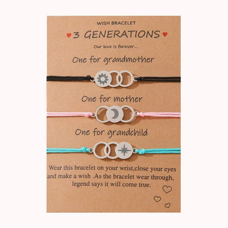 Graduation 'The Adventure Begins' Natural Pink Zebra Stone Drawstring Bracelet