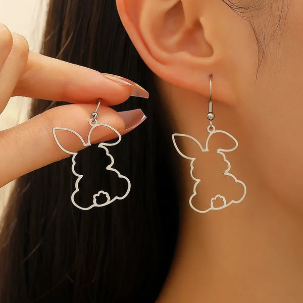Adult's Easter Bunny Drop Earrings