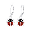 Children's Sterling Silver 'Ladybird/Ladybug' Lever Back Earrings