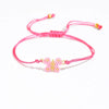 Children's Adjustable Butterfly Beaded Wish Bracelet / Friendship Bracelet