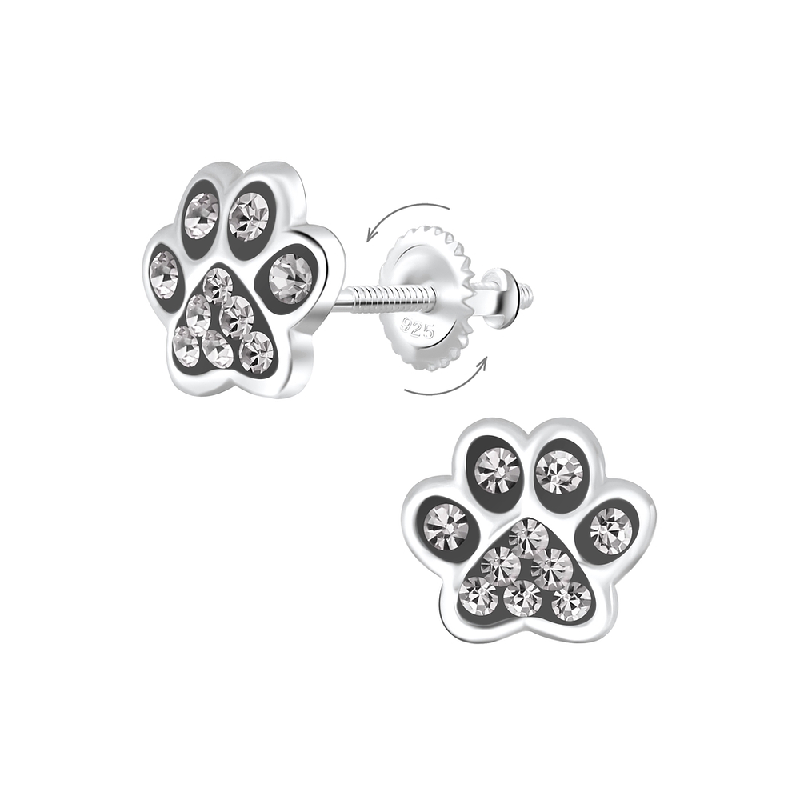 Children's screw back stud 2025 earrings