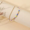 Adult's 'Aloha Echoes' Multicoloured Adjustable Anklet