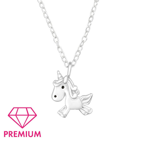 Children's Sterling Silver Fox Pendant Necklace