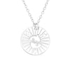 Children's Sterling Silver Zodiac Sign Pendant Necklace - Pisces (February 19-March 20)