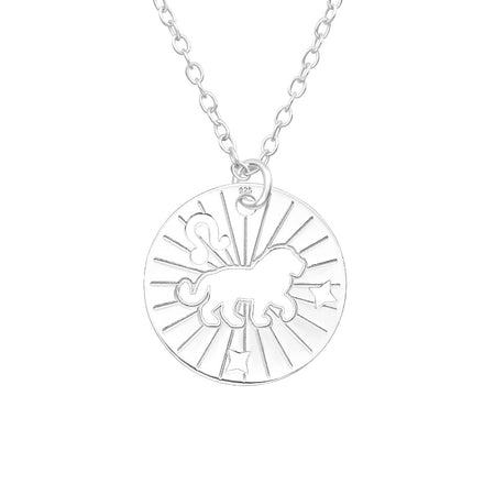 Children's Sterling Silver Zodiac Sign Pendant Necklace - Virgo  (September 23-October 22)