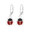 Children's Sterling Silver 'Ladybird/Ladybug' Lever Back Earrings