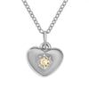 Adult's November Birthstone Heart Pendant Necklace