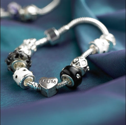 Missoma 18ct Gold-Plated Jelly Heart Gemstone Charm Bracelet | Liberty