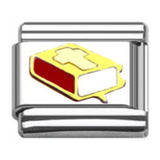 Stainless Steel 9mm Shiny Link with Bible for Italian Charm Bracelet