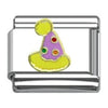 Stainless Steel 9mm Shiny Link with Party Hat for Italian Charm Bracelet
