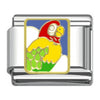 Stainless Steel 9mm Shiny Parrot Link for Italian Charm Bracelet