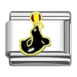 Stainless Steel 9mm Shiny Sealion / Seal Link for Italian Charm Bracelet