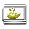 Stainless Steel 9mm Shiny Yellow Duck Link for Italian Charm Bracelet