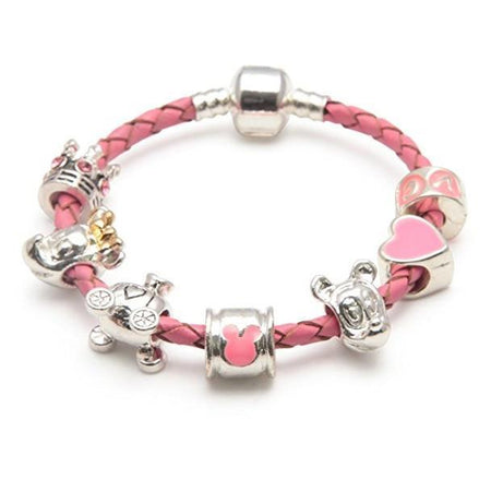 Children's 'Fairy Wishes' Silver Plated Charm Bead Bracelet