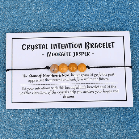 Adjustable 'October Birthstone Irregular Stone' Wish Bracelet / Friendship Bracelet