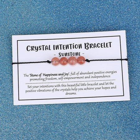 Adjustable 'December Birthstone Irregular Stone' Wish Bracelet / Friendship Bracelet