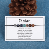 Adjustable Chakra Crystal Wish Bracelet/ Friendship Bracelet